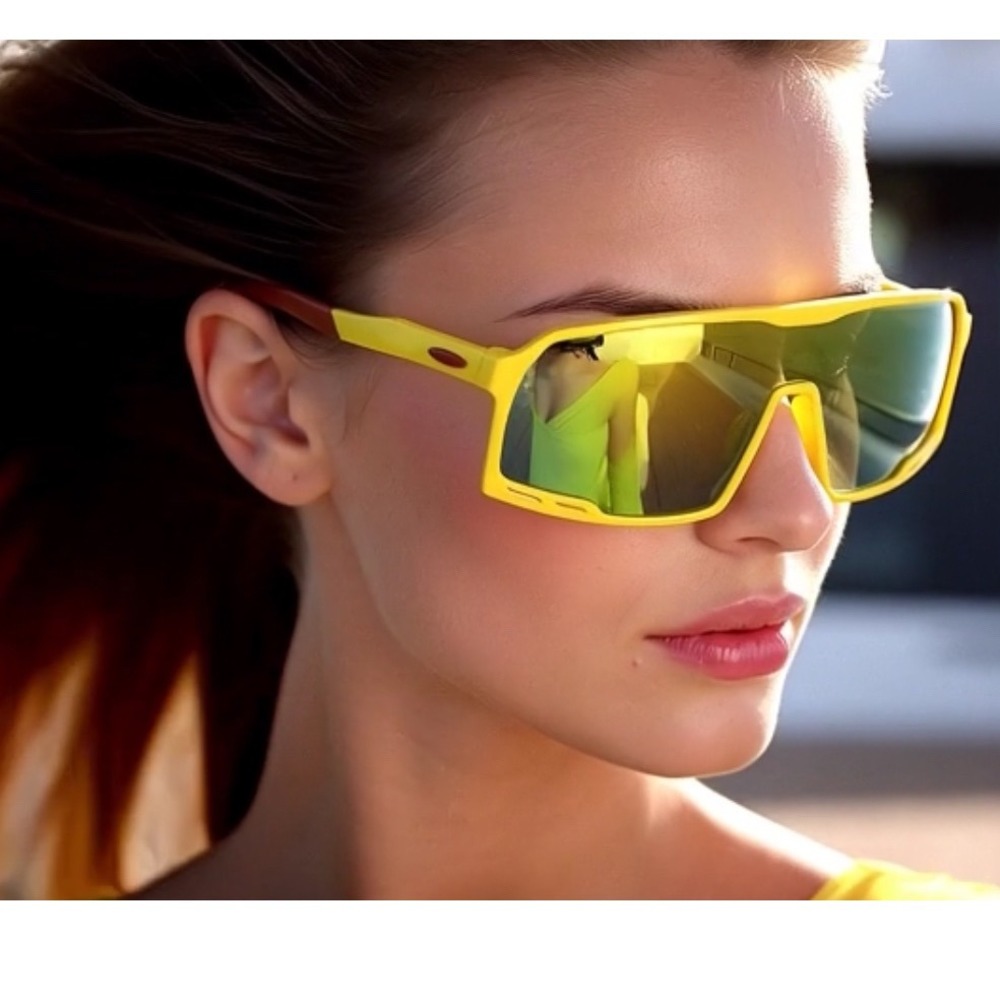 Fashion Women Sport Mirrored Lens Sunglasses Running Fishing Golfing Glasses New